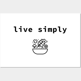 live simply Posters and Art